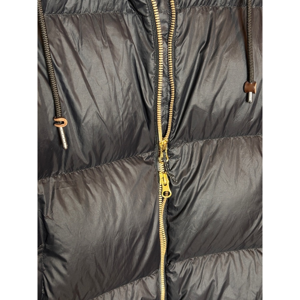Eddie Bauer Down Black Hooded Puffer Coat Jacket Parka Size L‎ - Picture 6 of 9